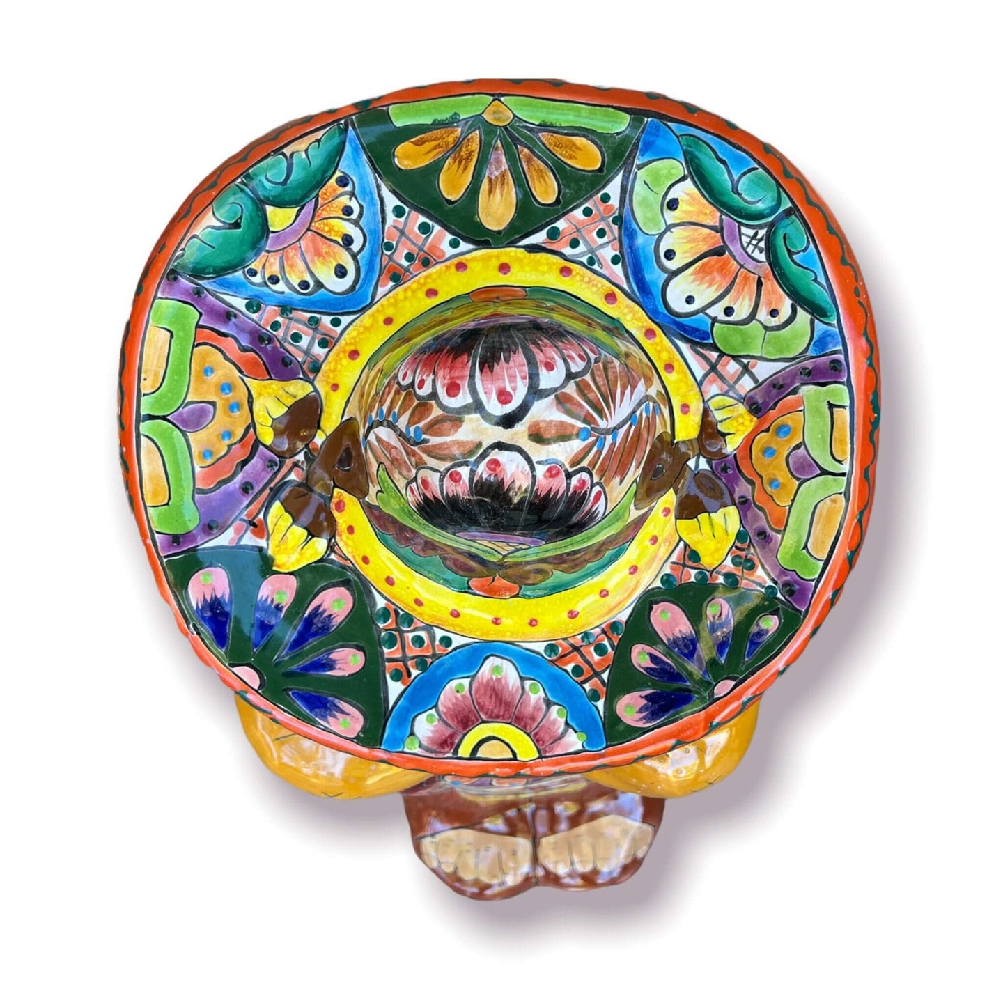 XL Talavera Panchito Statue | Hand-Painted Mexican Decor